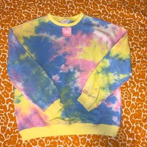 Tie-dye crewneck Sweatshirt